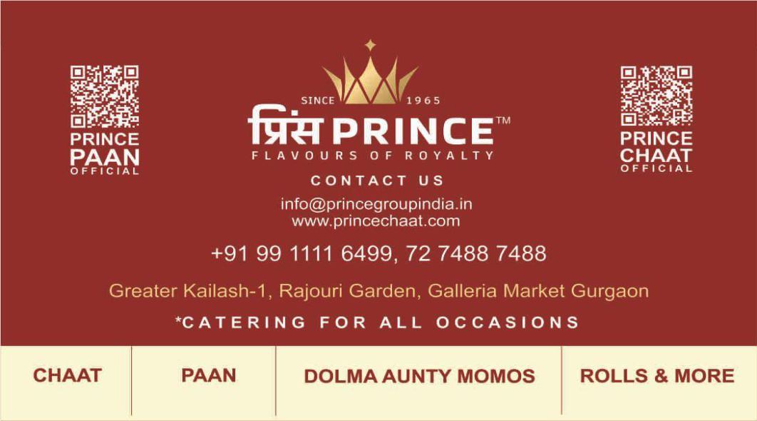 PRINCE CHAAT (GK Chaat & Snacks)